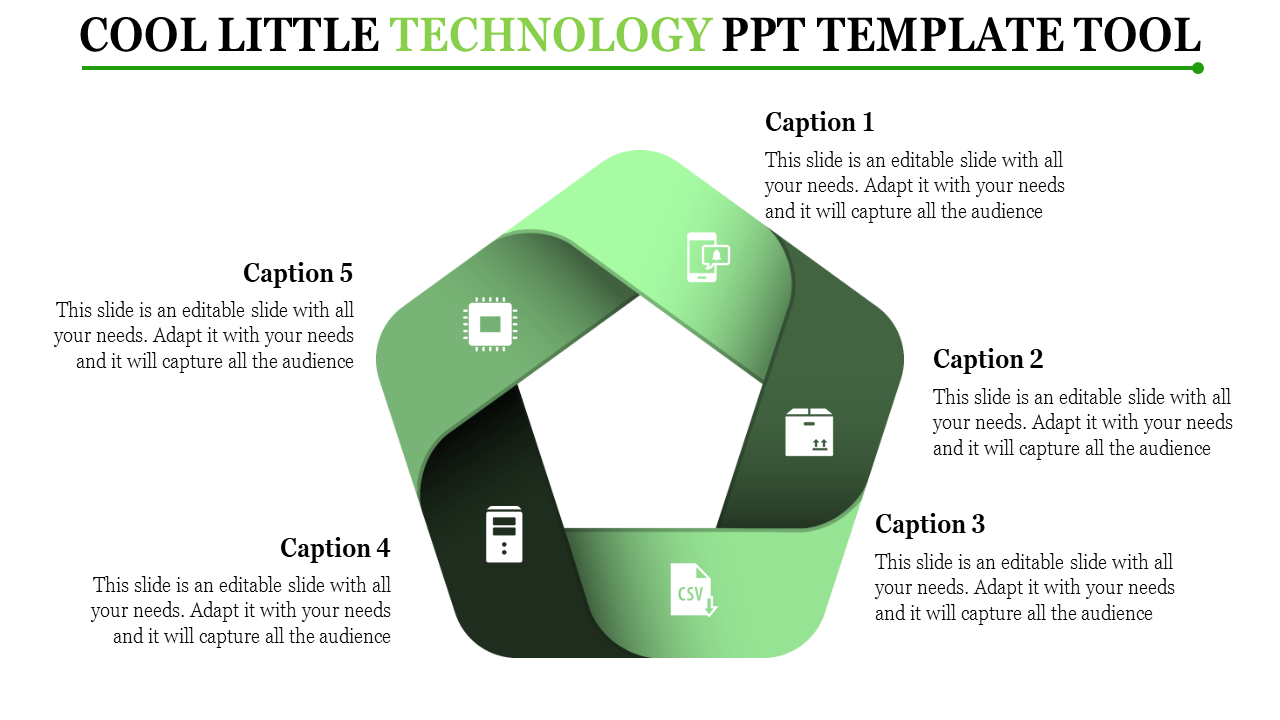 technology ppt template-COOL LITTLE TECHNOLOGY PPT TEMPLATE TOOL
